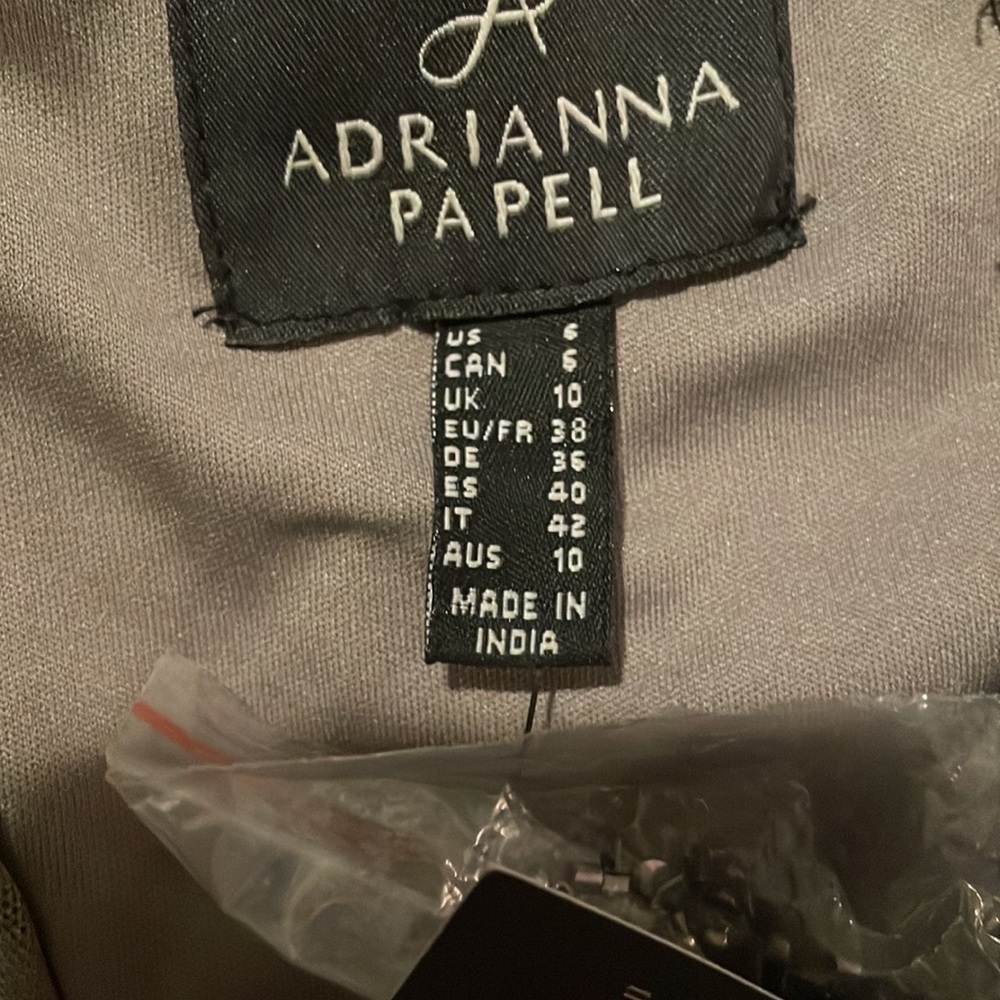NWTs Adrianna Papell Beaded Sheath Dress - Picture 4 of 5